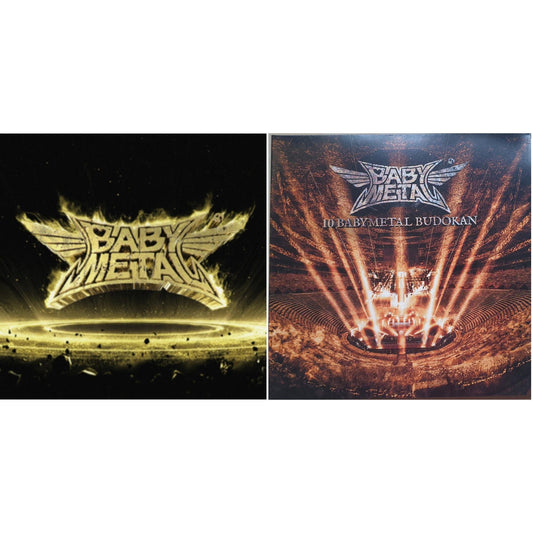 Metal Resistance (Gold & Black Splatter Vinyl/2LP) & 10 Babymetal Budokan (Crystal Clear Vinyl/2LP)