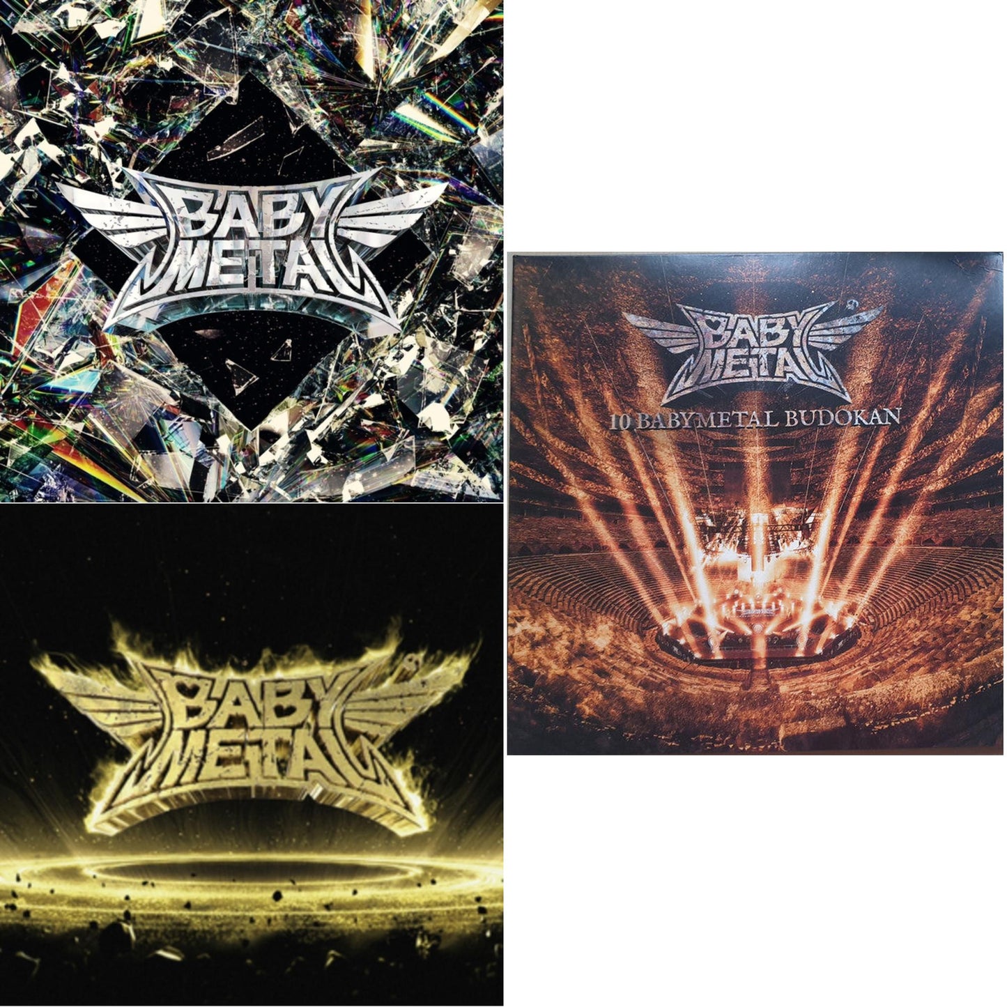 Metal Forth (X) & Metal Resistance (Gold & Black Splatter Vinyl/2LP) & 10 Babymetal Budokan (Crystal Clear Vinyl/2LP)