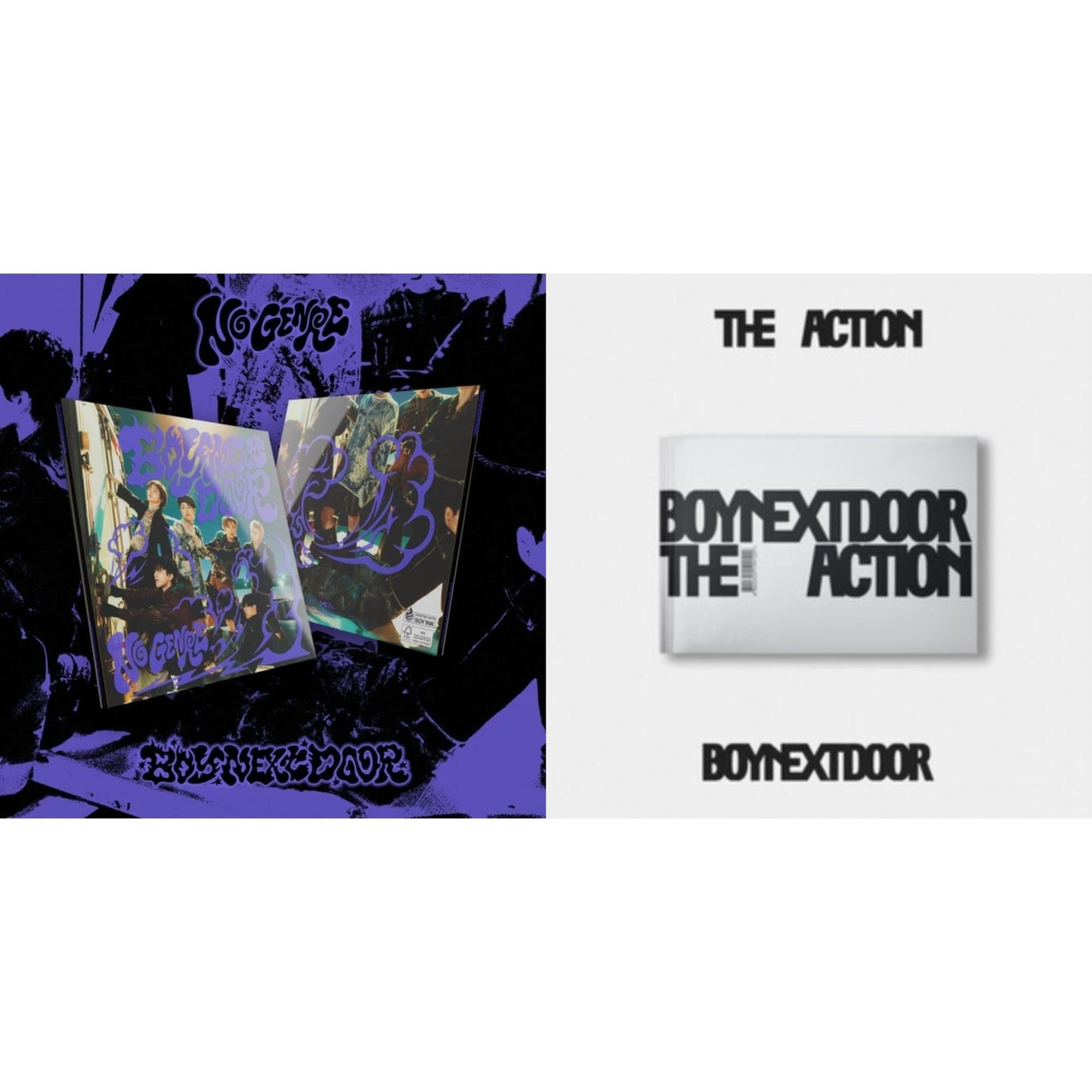 No Genre (Boynextdoor 4Th Ep) (No Matter Ver.) & Action Boynextdoor 5Th Ep (Loading Ver.)