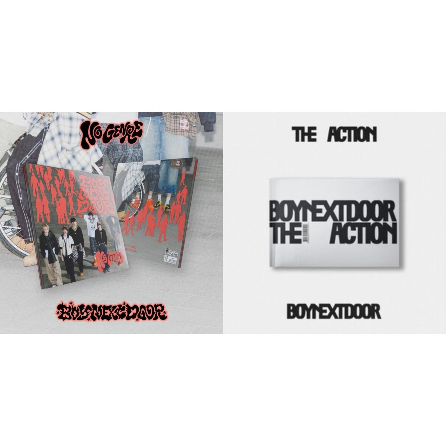 No Genre (Boynextdoor 4Th Ep) (No Route Ver.) & Action Boynextdoor 5Th Ep (Loading Ver.)