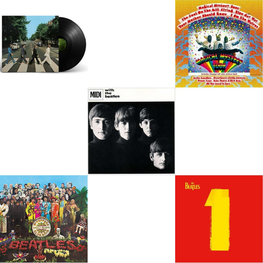 With The Beatles & Magical Mystery Tour & 1 (2015 Reissue) & Sgt. Pepper's Lonely Hearts Club Band (2017 Stereo Mix/180G/Original Stencils) & Abbey Road Anniversary