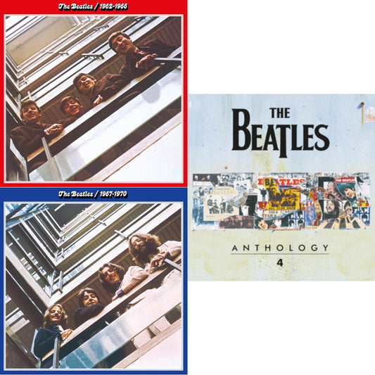 Beatles 1962-1966 (2023) (Red Vinyl/3LP) (Half-Speed) & Beatles 1967-1970 (2023 Edition) (Half-Speed) (3LP) & Anthology 4 (180G/3LP)