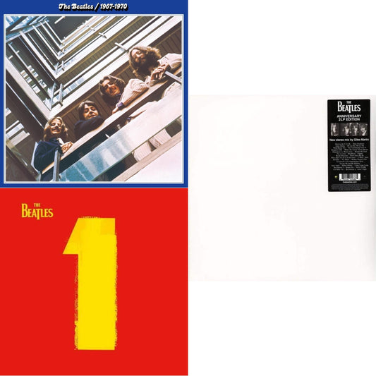 Beatles 1967-1970 (2023 Edition) (Half-Speed) (3LP) & 1 (2015 Reissue) & Beatles (The White Album) (2LP)