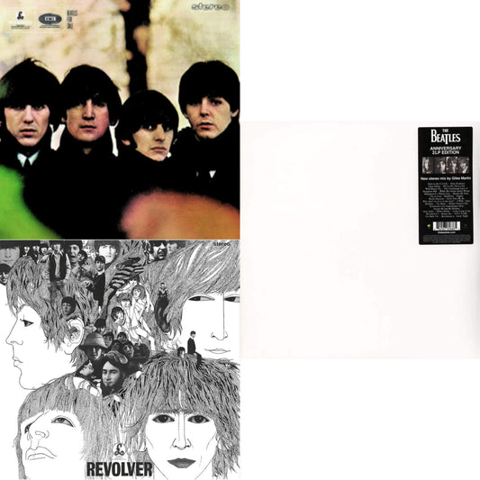 This is a 3 LP Vinyl SKU bundle.
1.This LP Vinyl is brand new.Format: LP VinylMusic Style: Rock & RollThis item's title is: Beatles For SaleArtist: BeatlesLabel: UMEBarcode: 094638241416Release Date: 11/13/2012
2.This LP Vinyl is brand new.