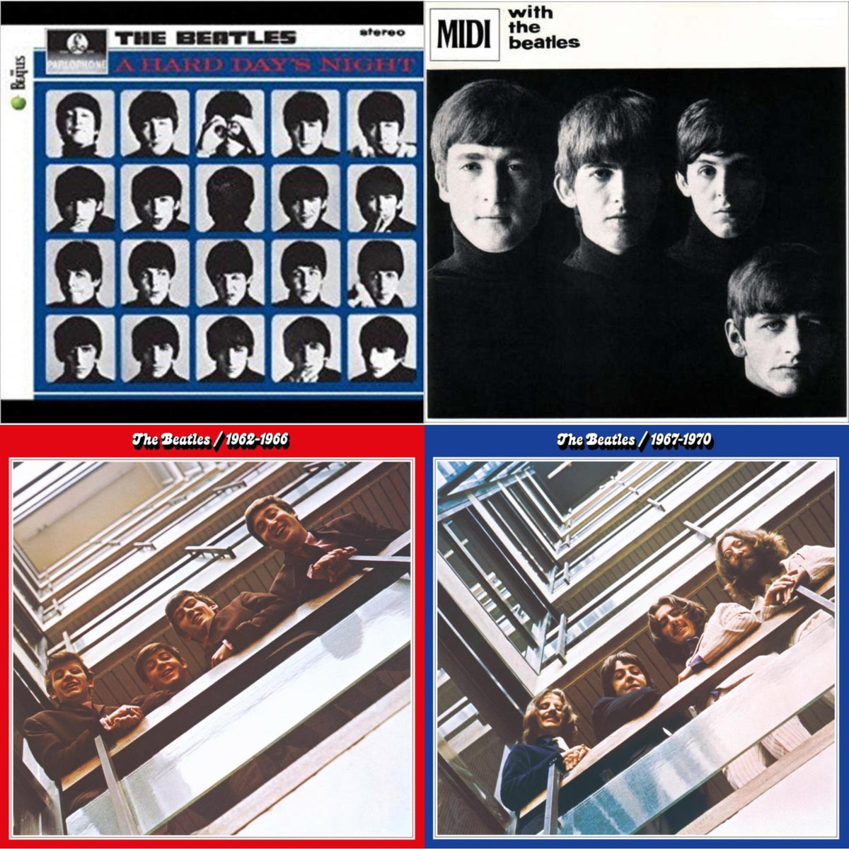 Hard Day's Night & With The Beatles & Beatles 1962-1966 (2023 Edition) (Half-Speed) (3LP) & Beatles 1967-1970 (2023 Edition) (Half-Speed) (3LP)