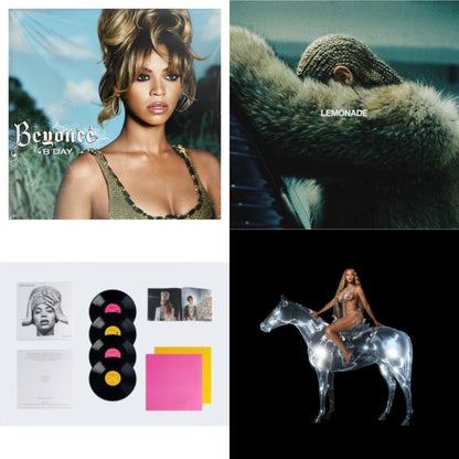 This is a 4 LP Vinyl SKU bundle.
1.This LP Vinyl is brand new.Format: LP VinylMusic Style: Contemporary R&BThis item's title is: B'day (2LP/180G)Artist: BeyonceLabel: LEGACYBarcode: 827969092019Release Date: 9/12/2006
2.This LP Vinyl is brand new.