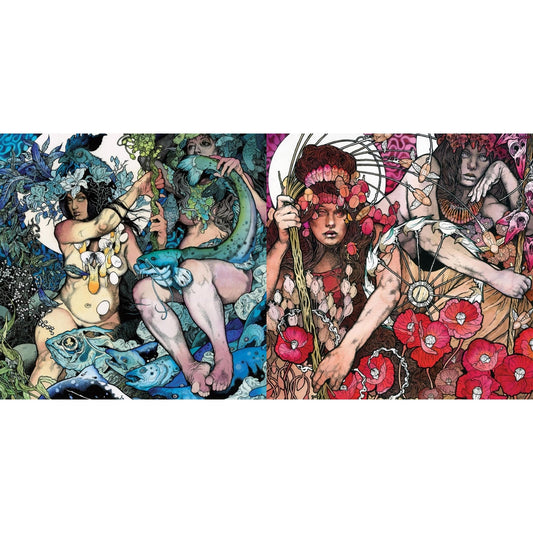 Baroness - Red Album (Red, Milky Clear & Black Ripple Effect Vinyl/2LP) & Blue Record (Cyan Blue, Milky Clear & Black Ripple Effect Vinyl/2LP)