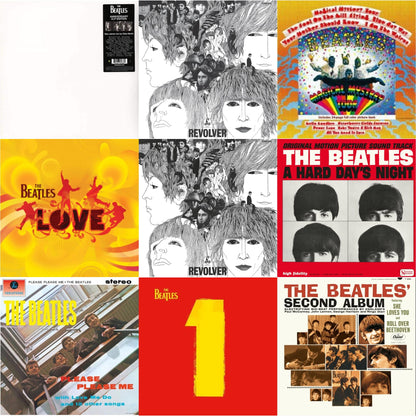 This is a 9 LP Vinyl SKU bundle.
1.This LP Vinyl is brand new.Format: LP VinylMusic Style: BeatThis item's title is: Please Please MeArtist: BeatlesLabel: ParlophoneBarcode: 094638241614Release Date: 11/13/2012
2.This LP Vinyl is brand new.