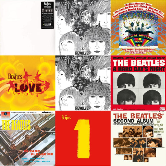 Please Please Me & Magical Mystery Tour & Revolver Special Edition & Revolver - Special Edition (Picture Disc) & Beatles Second Album  & Hard Day's Night (Ost)  & Love  & 1 (2015 Reissue) & Beatles (The White Album) (2LP)