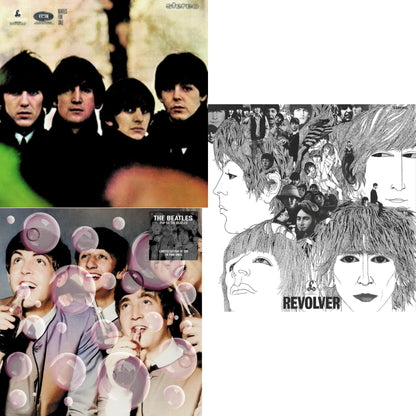 Beatles For Sale & Pop Goes The Beatles (Pink LP Vinyl) & Revolver Special Edition