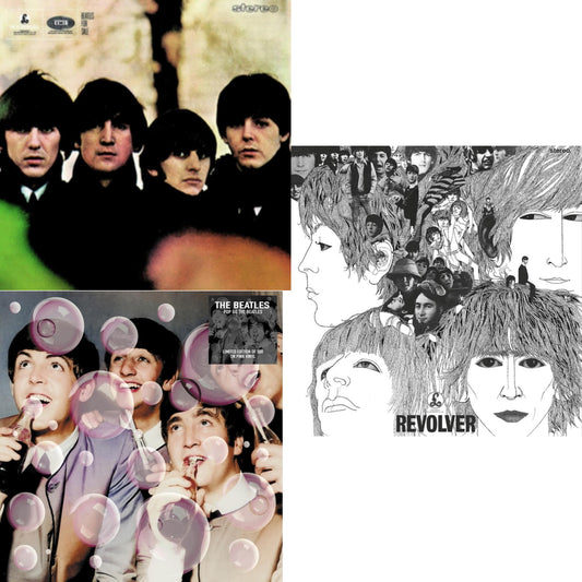 Beatles For Sale & Pop Goes The Beatles (Pink LP Vinyl) & Revolver Special Edition