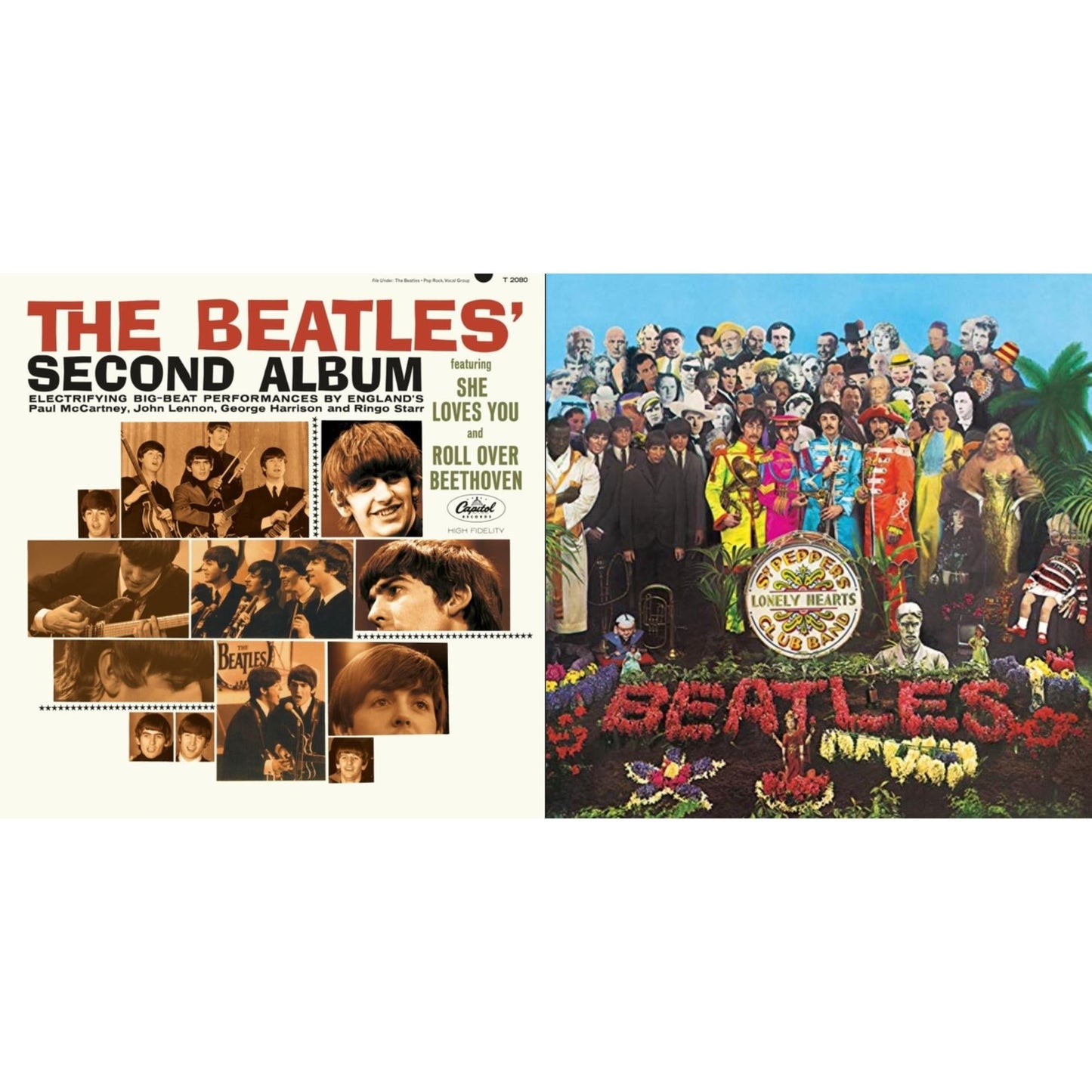 Beatles Second Album  & Sgt. Pepper's Lonely Hearts Club Band (2017 Stereo Mix/180G/Original Stencils)