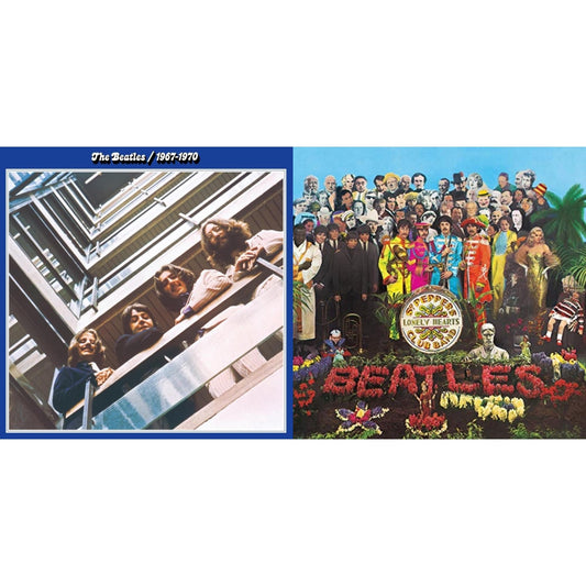 Beatles 1967-1970 (2023 Edition) (Half-Speed) (3LP) & Sgt. Pepper's Lonely Hearts Club Band (2017 Stereo Mix/180G/Original Stencils)