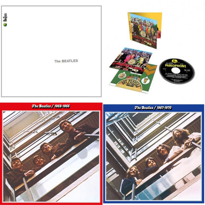 Beatles & Beatles 1962-1966 (2023 Edition) (2CD) & Beatles 1967-1970 (2023 Edition) (2CD) & Sgt. Pepper's Lonely Hearts Club Band (Anniversary Edition)