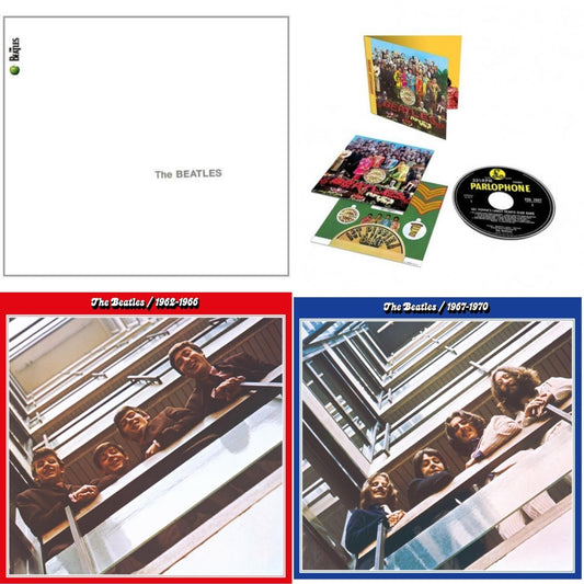 Beatles & Beatles 1962-1966 (2023 Edition) (2CD) & Beatles 1967-1970 (2023 Edition) (2CD) & Sgt. Pepper's Lonely Hearts Club Band (Anniversary Edition)