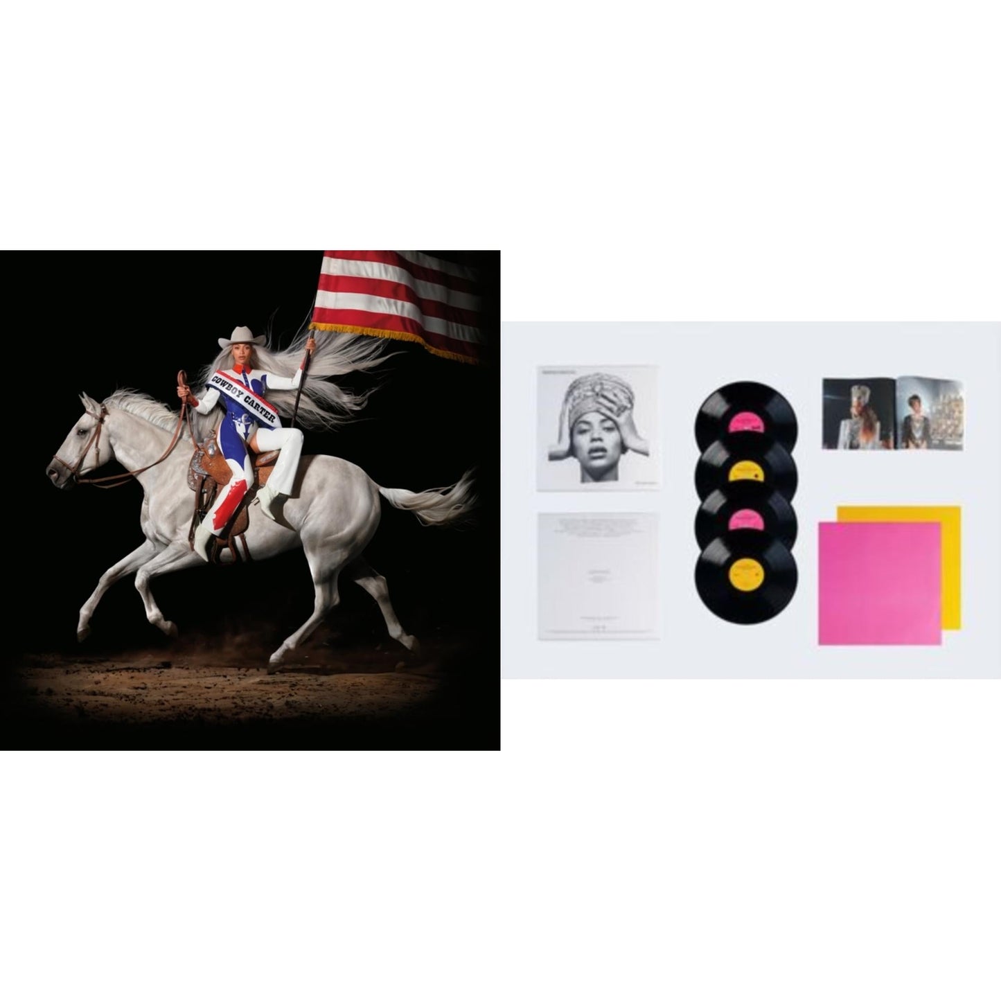 This is a 2 LP Vinyl SKU bundle.
1.This LP Vinyl is brand new.Format: LP VinylMusic Style: Contemporary R&BThis item's title is: Homecoming: The Live Album (4LP/Slipcase Jacket/Booklet)Artist: BeyonceLabel: COLUMBIA RECORDSBarcode: 190759592618Release Date: 12/4/2020
2.