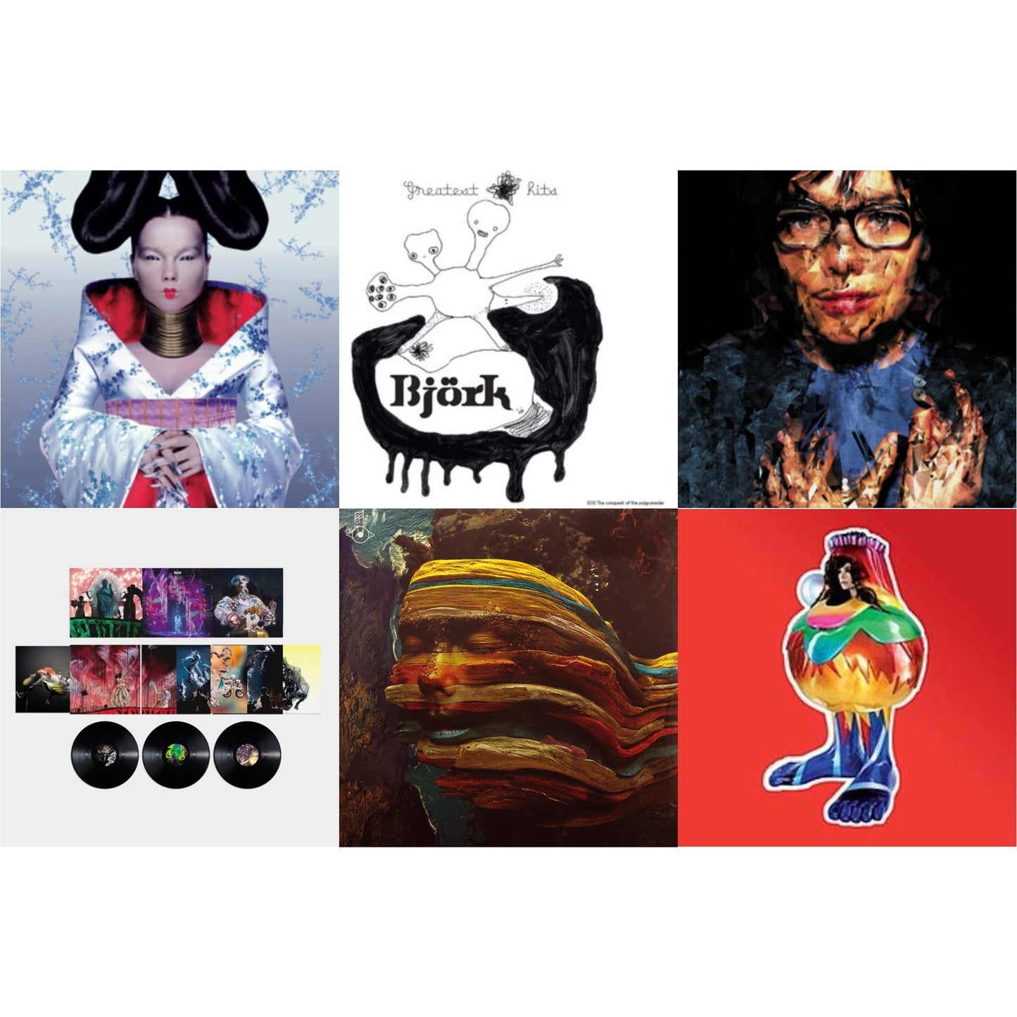 Homogenic & Greatest Hits & Selma Songs & Cornucopia: Live (Heavyweight Vinyl/3LP) & Bastards: Remix & Volta