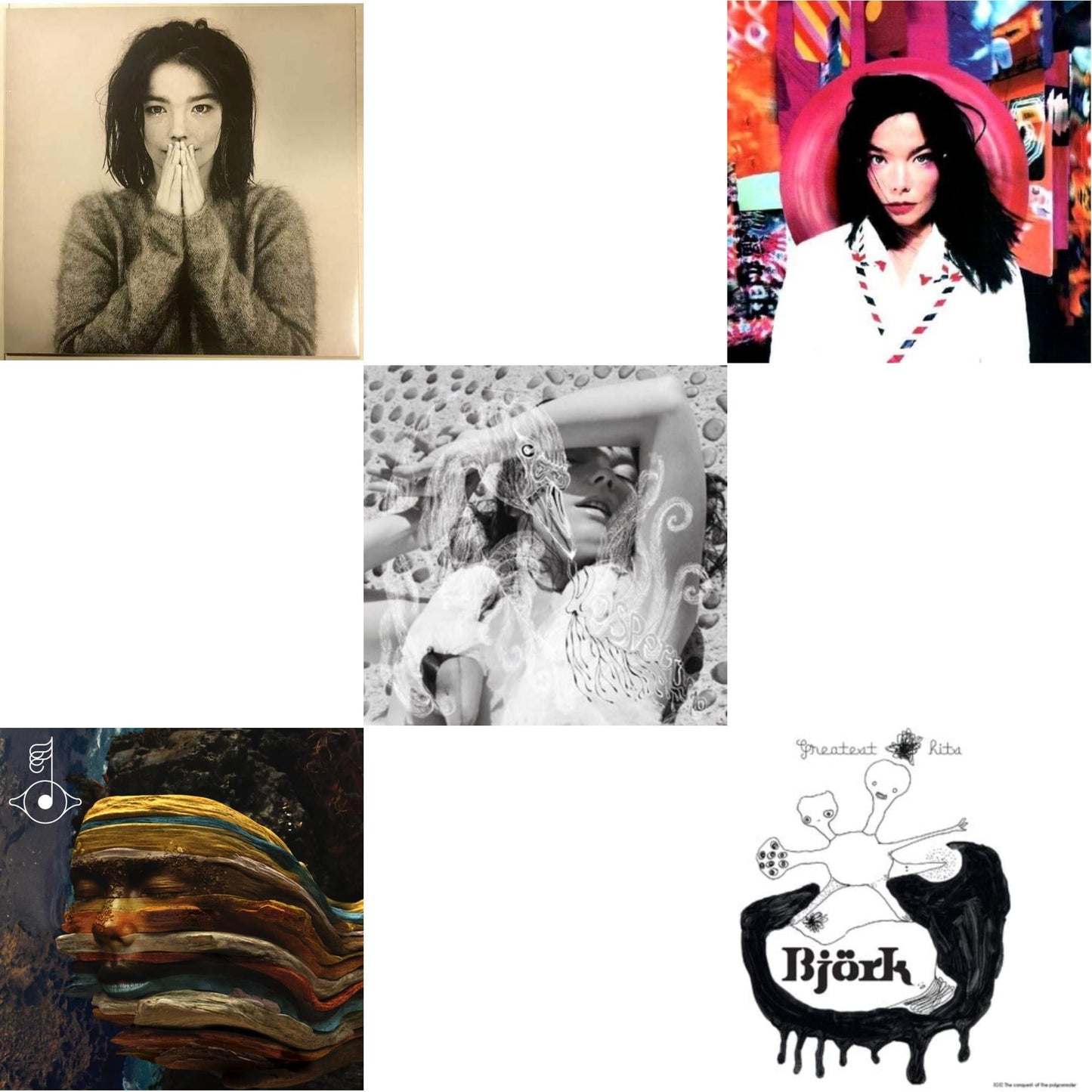 This is a 5 LP Vinyl SKU bundle.
1.This LP Vinyl is brand new.Format: LP VinylThis item's title is: DebutArtist: BjorkBarcode: 5016958018818Release Date: 12/11/2015
2.This LP Vinyl is brand new.