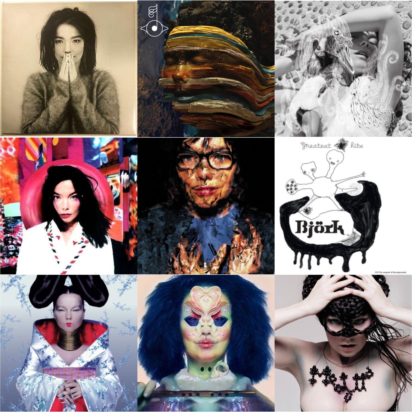 This is a 9 LP Vinyl SKU bundle.
1.This LP Vinyl is brand new.Format: LP VinylThis item's title is: DebutArtist: BjorkBarcode: 5016958018818Release Date: 12/11/2015
2.This LP Vinyl is brand new.
