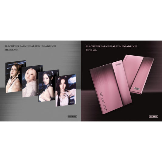 Deadline-Blackpink The 3Rd Mini Album (Silver Ver.-Jisoo) & Deadline-Blackpink The 3Rd Mini Album (Pink Ver.)