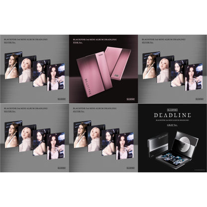 Deadline-Blackpink The 3Rd Mini Album (Silver Ver.-Jisoo) & Deadline-Blackpink The 3Rd Mini Album (Pink Ver.) & Deadline-Blackpink The 3Rd Mini Album (Silver Ver.-Jennie) & Deadline-Blackpink The 3Rd Mini Album (Silver Ver.-Rose)