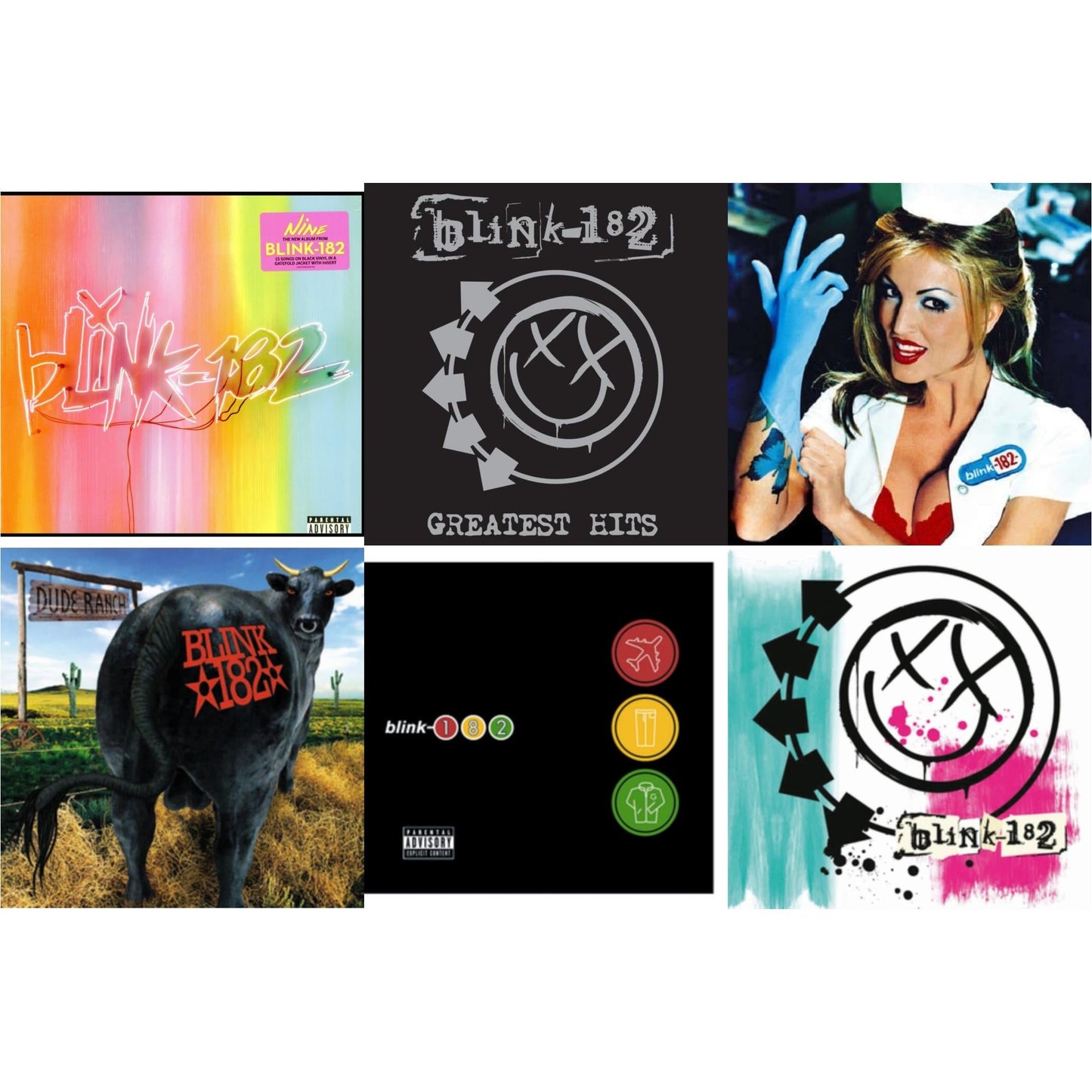 Nine (140G) & Greatest Hits (2LP) & Enema Of The State (X) & Dude Ranch & Take Off Your Pants & Jacket & Blink-182
