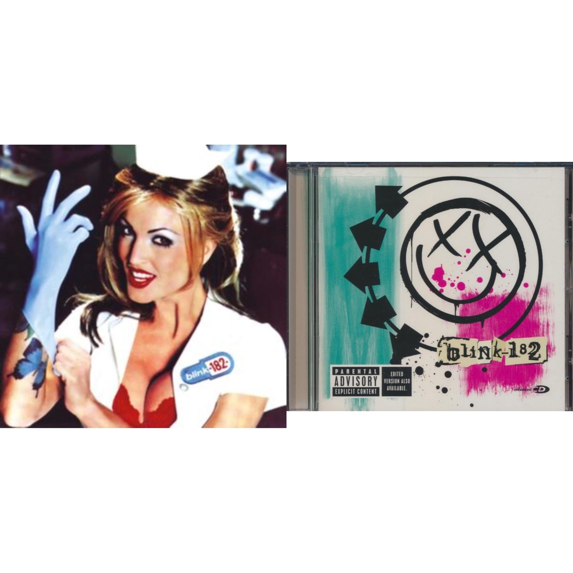 This is a 2 CD SKU bundle.
1.This CD is brand new.Format: CDMusic Style: PunkThis item's title is: Enema Of The State (X)Artist: Blink-182Label: MCA RecordsBarcode: 008811195021Release Date: 6/1/1999
2.This CD is brand new.