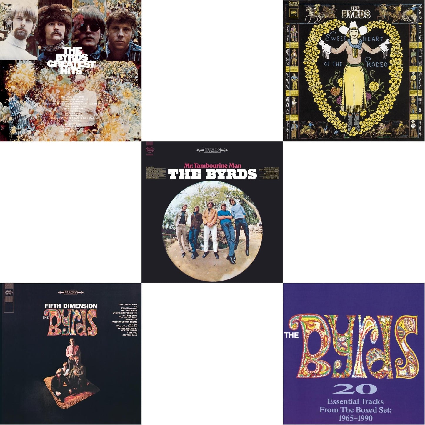 Greatest Hits & Fifth Dimension & Mr. Tambourine Man & Sweetheart Of The Rodeo & 20 Essential Tracks From The Box Set: 1965 - 1990