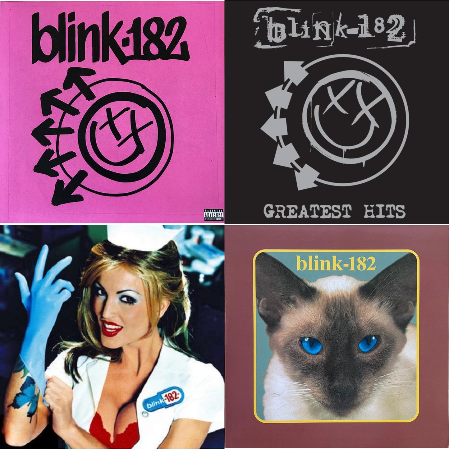 One More Time… (X) & Greatest Hits (2LP) & Enema Of The State (X) & Cheshire Cat
