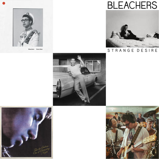 Bleachers - Gone Now (180G/Gold Palate LP Vinyl) & Strange Desire (180G/Translucent Yellow LP Vinyl) & Take The Sadness Out Of Saturday Night (180G/Green Glow LP Vinyl) & Live At Electric Lady (Fruit Punch Colored LP Vinyl/140G) & Bleachers (Clear