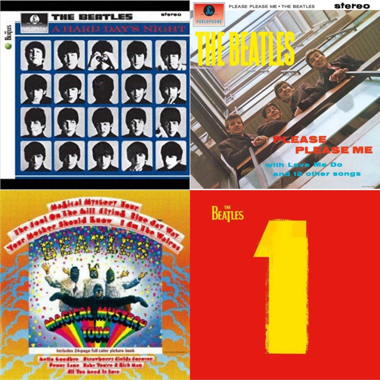 Hard Day's Night & Please Please Me & Magical Mystery Tour & 1 (2015 Reissue)