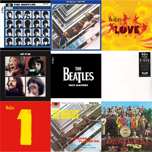Beatles - Hard Day's Night & Please Please Me & Past Masters 1 & 2 & Beatles 1967-1970 (2023 Edition) (Half-Speed) (3LP) & Let It Be Special Edition & Love  & 1 (2015 Reissue) & Sgt. Pepper's Lonely Hearts Club Band (2017 Stereo Mix/180G/Original