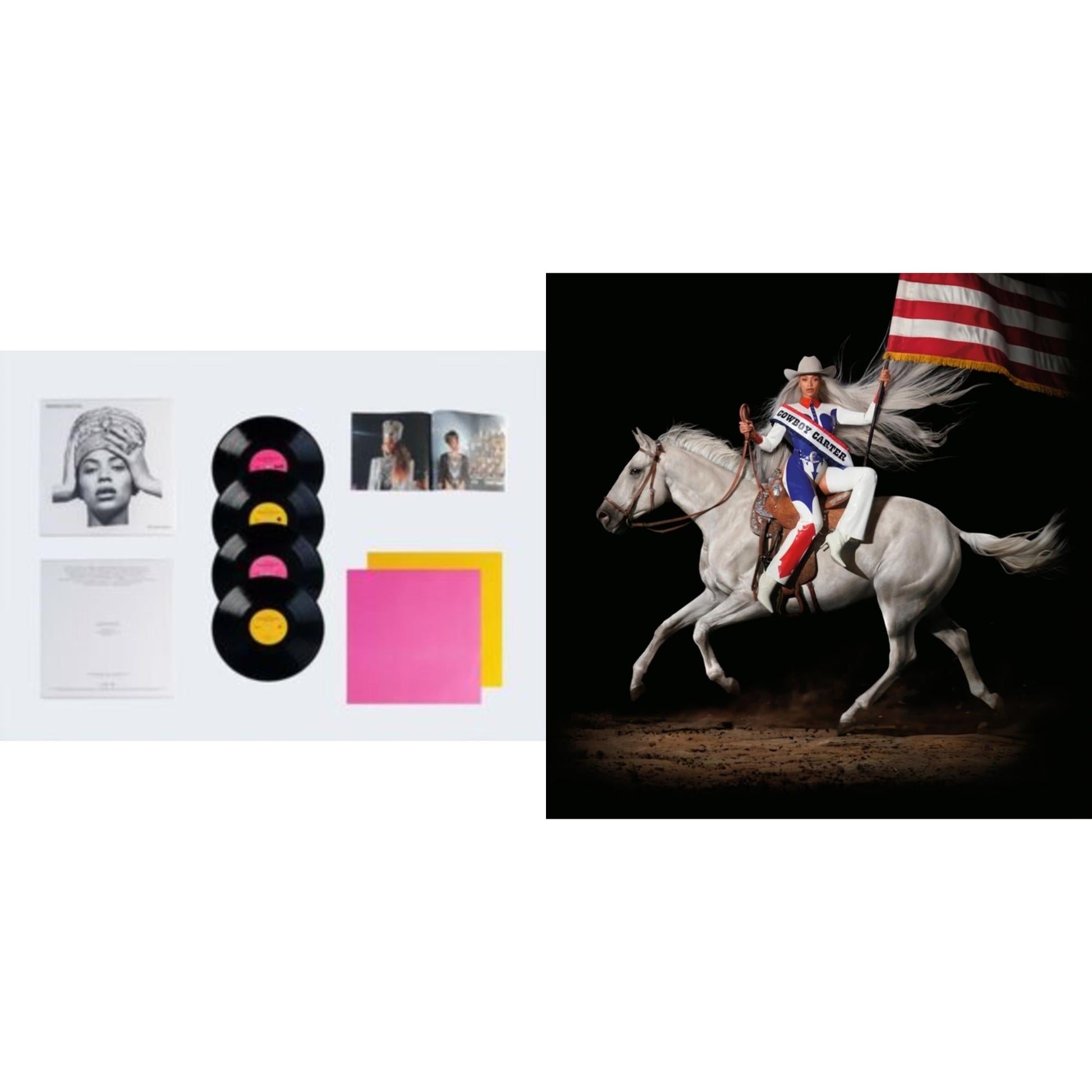 This is a 2 LP Vinyl SKU bundle.
1.This LP Vinyl is brand new.Format: LP VinylMusic Style: Contemporary R&BThis item's title is: Homecoming: The Live Album (4LP/Slipcase Jacket/Booklet)Artist: BeyonceLabel: COLUMBIA RECORDSBarcode: 190759592618Release Date: 12/4/2020
2.
