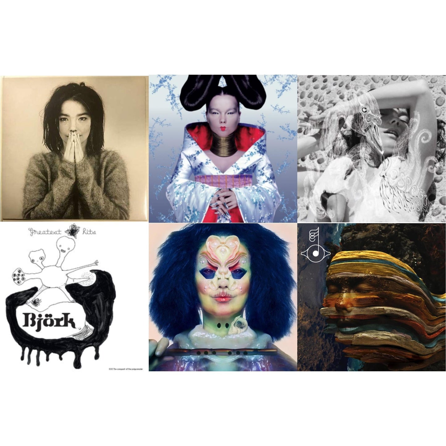 Debut & Homogenic & Vespertine & Greatest Hits & Utopia & Bastards: Remix