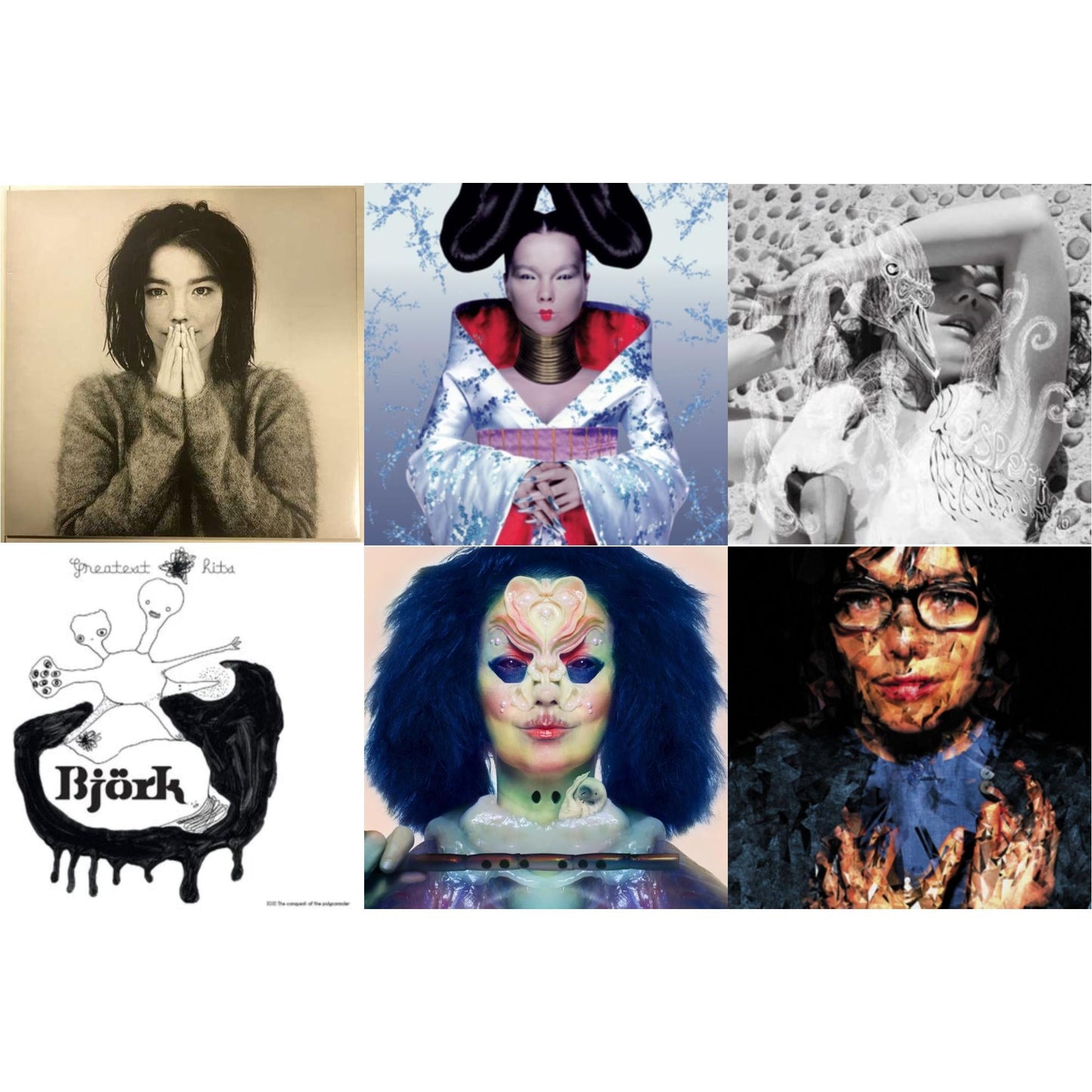 Debut & Homogenic & Vespertine & Greatest Hits & Utopia & Selma Songs
