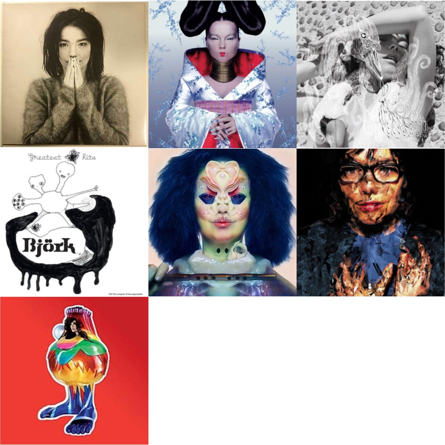 Debut & Homogenic & Vespertine & Greatest Hits & Utopia & Selma Songs & Volta