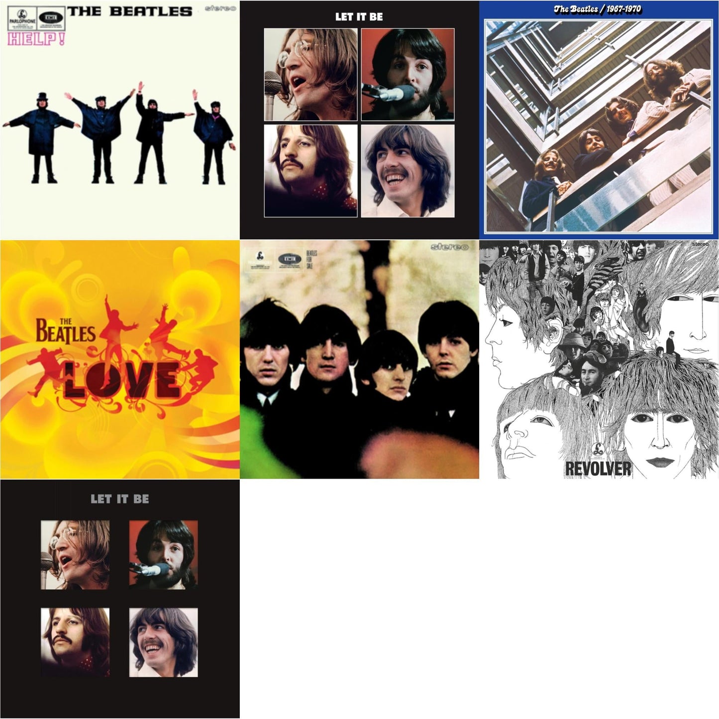 Beatles For Sale & Help & Revolver Special Edition & Beatles 1967-1970 (2023 Edition) (Half-Speed) (3LP) & Let It Be Special Edition & Let It Be Special Edition (Super Deluxe/Slipbox/Book/4LP/12Inch Ep Box Set) & Love