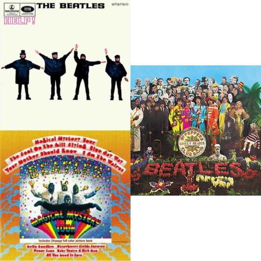 Help & Magical Mystery Tour & Sgt. Pepper's Lonely Hearts Club Band (2017 Stereo Mix/180G/Original Stencils)