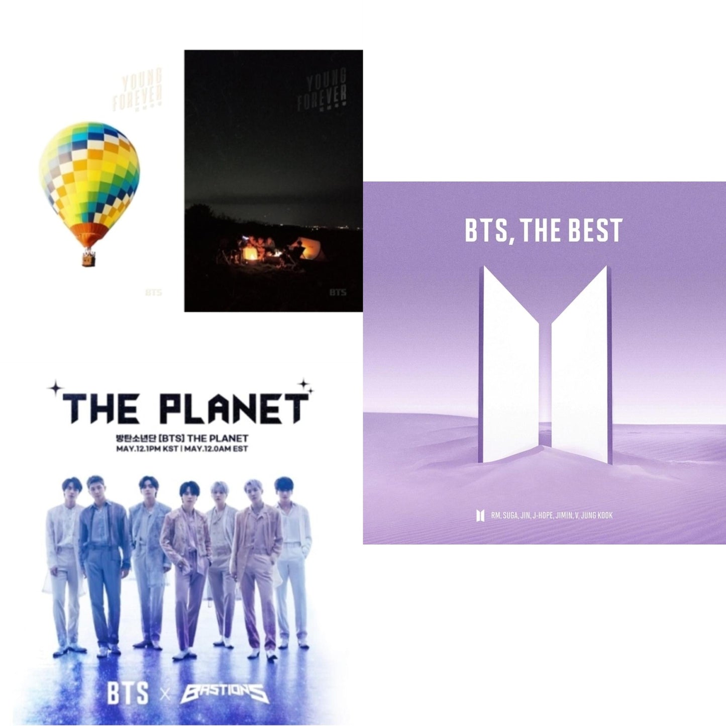 This is a 3 CD SKU bundle.
1.This CD is brand new.Format: CDMusic Style: K-popThis item's title is: In The Mood For Love (Young Forever) (Special Album/Book/Card)Artist: BtsLabel: IRIVERBarcode: 8804775070341Release Date: 5/3/2016
2.This CD is brand new.