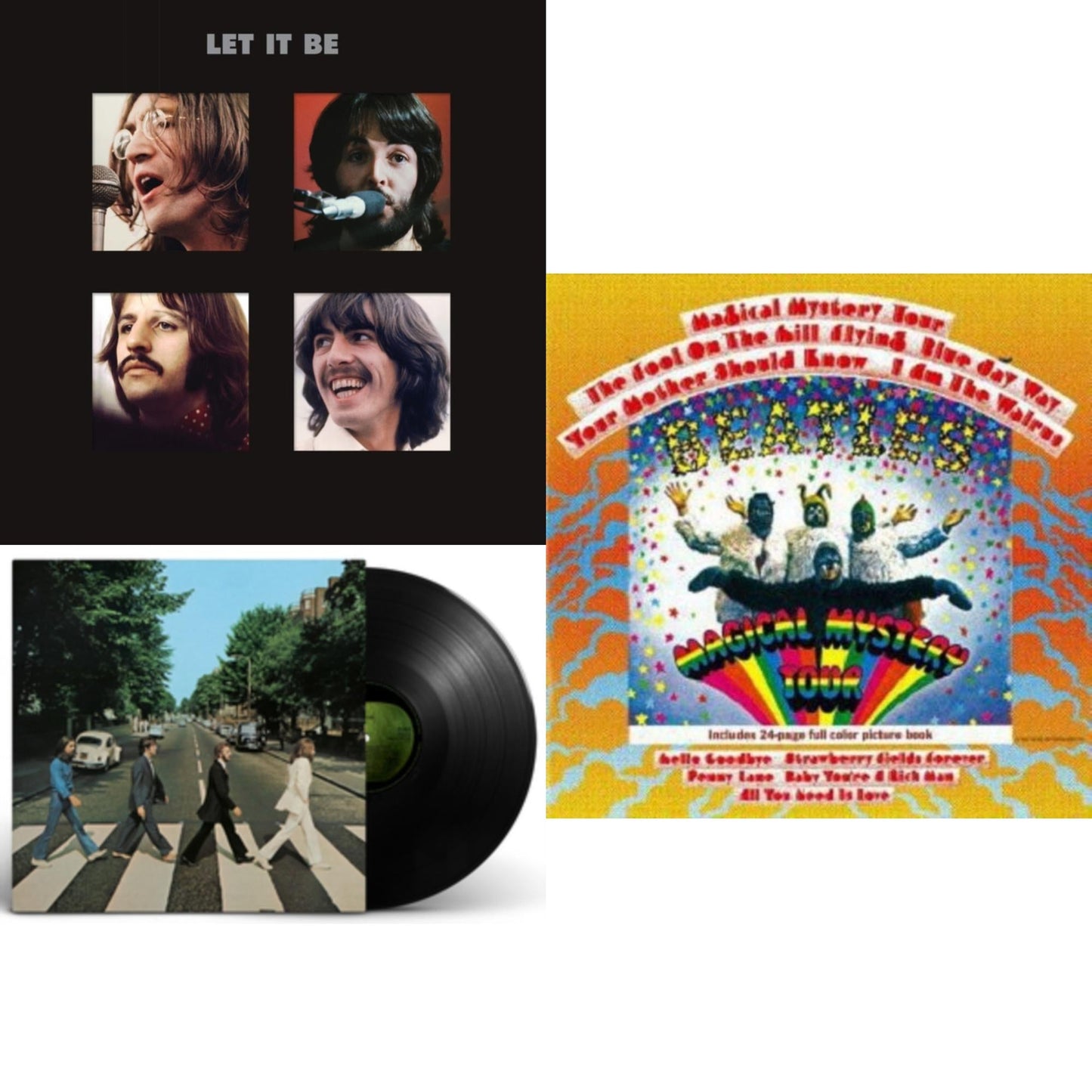 Magical Mystery Tour & Let It Be Special Edition (Super Deluxe/Slipbox/Book/4LP/12Inch Ep Box Set) & Abbey Road Anniversary