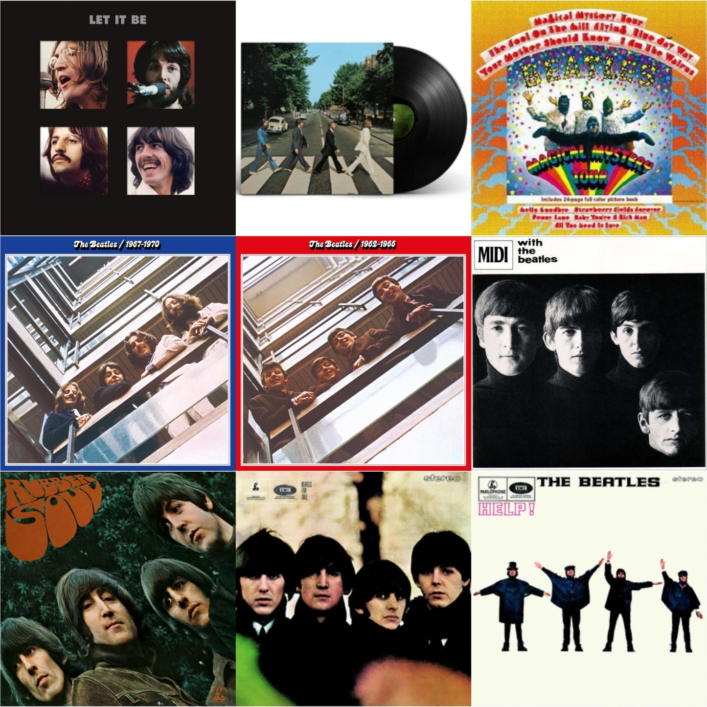 Beatles - Beatles For Sale & Help & Rubber Soul & With The Beatles & Magical Mystery Tour & Beatles 1962-1966 (2023 Edition) (Half-Speed) (3LP) & Beatles 1967-1970 (2023 Edition) (Half-Speed) (3LP) & Let It Be Special Edition (Super