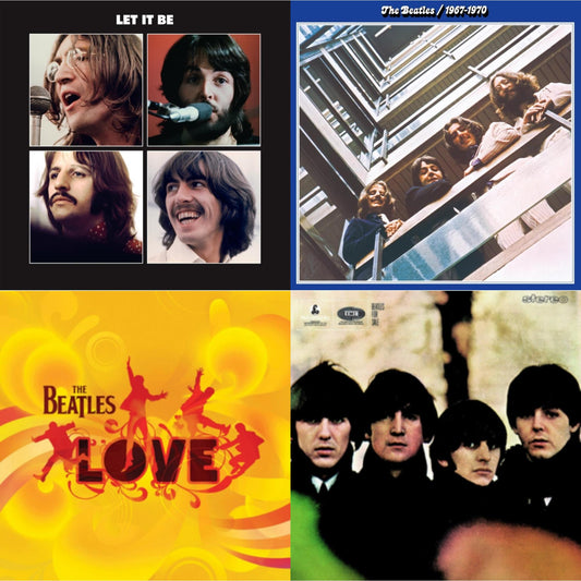 Beatles For Sale & Beatles 1967-1970 (2023 Edition) (Half-Speed) (3LP) & Let It Be Special Edition & Love