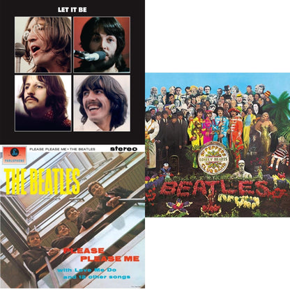 Please Please Me & Let It Be Special Edition & Sgt. Pepper's Lonely Hearts Club Band (2017 Stereo Mix/180G/Original Stencils)