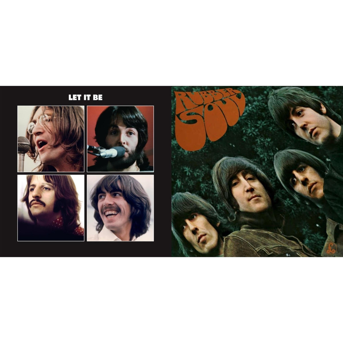 Beatles - Rubber Soul & Let It Be Special Edition - LP Vinyl Bundle