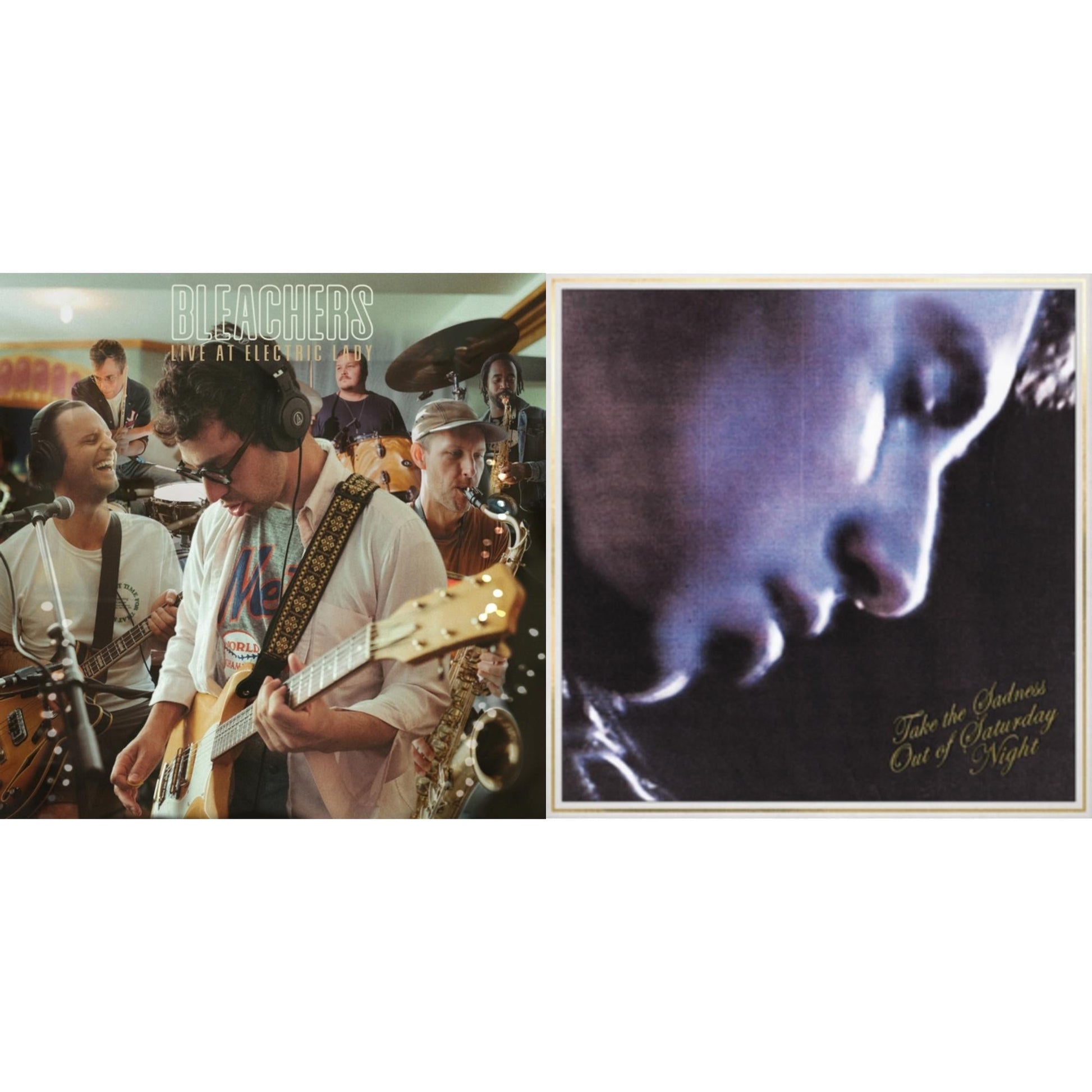 This is a 2 LP Vinyl SKU bundle.
1.This LP Vinyl is brand new.Format: LP VinylMusic Style: Indie PopThis item's title is: Take The Sadness Out Of Saturday Night (180G/Green Glow LP Vinyl)Artist: BleachersLabel: RCA RECORDSBarcode: 194399073117Release Date: 8/27/2021
2.