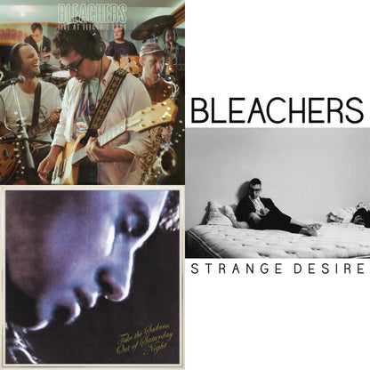 This is a 3 LP Vinyl SKU bundle.
1.This LP Vinyl is brand new.Format: LP VinylMusic Style: Alternative RockThis item's title is: Strange Desire (180G/Translucent Yellow LP Vinyl)Artist: BleachersLabel: LEGACYBarcode: 194398645513Release Date: 3/26/2021
2.This LP Vinyl is brand new.