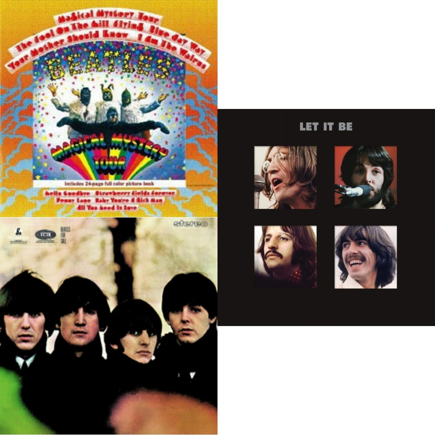 Beatles For Sale & Magical Mystery Tour & Let It Be Special Edition (Super Deluxe/Slipbox/Book/4LP/12Inch Ep Box Set)