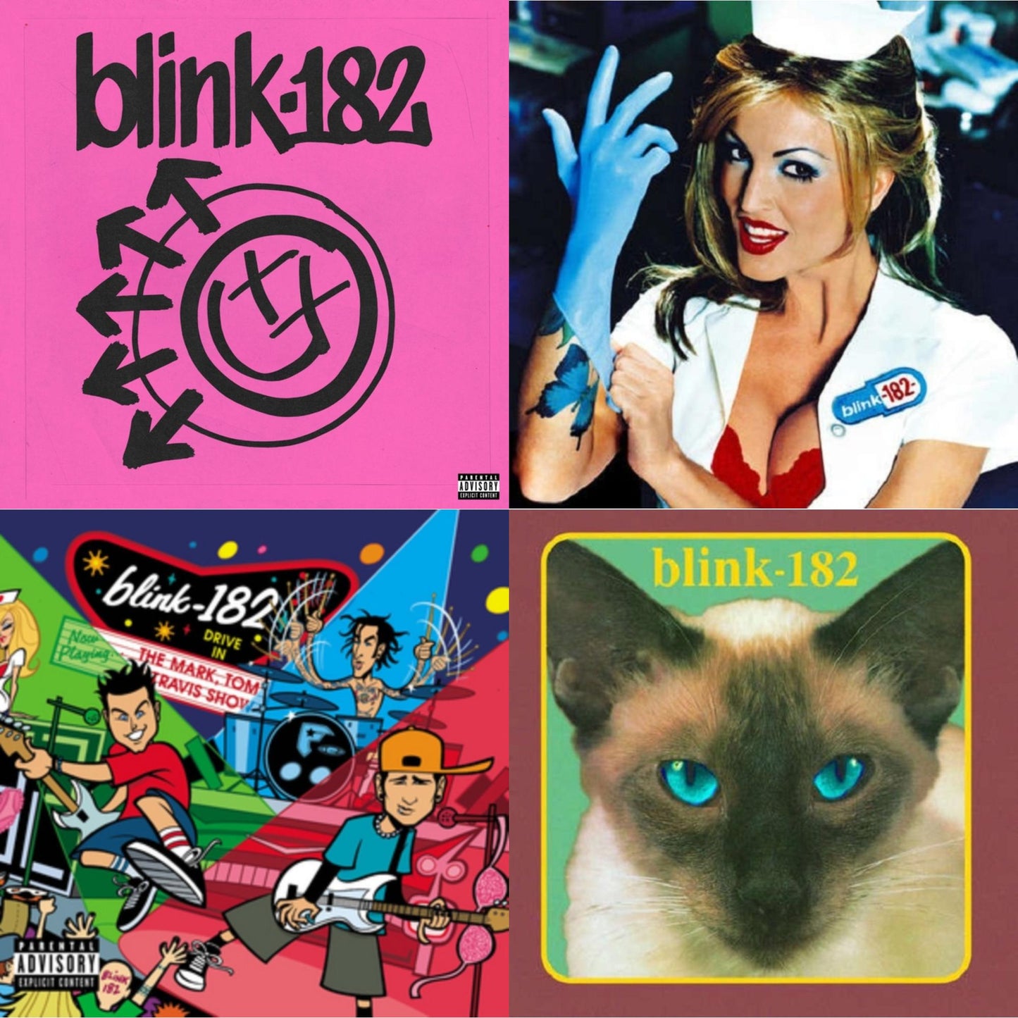 One More Time… (X) & Enema Of The State (X) & Mark Tom & Travis Show (Enema Strikes Back) & Cheshire Cat