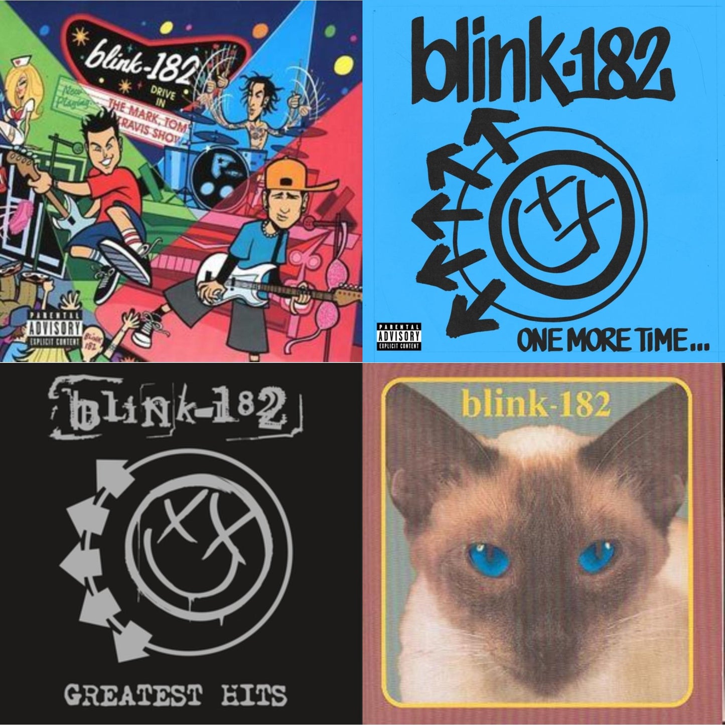 Mark Tom Travis Show The Enema Strikes Back & One More Time… (X) & Greatest Hits & Cheshire Cat