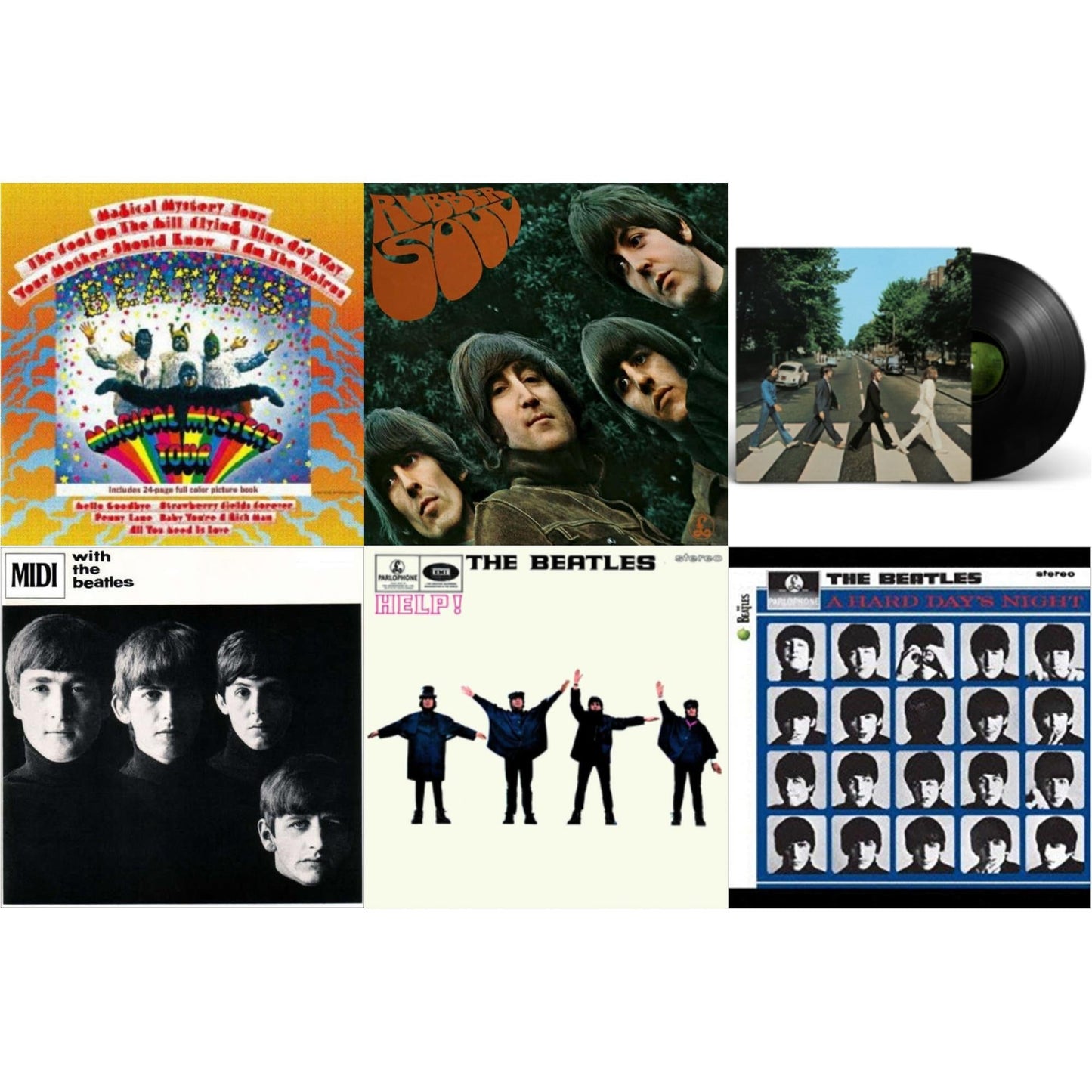 Hard Day's Night & Help & Rubber Soul & With The Beatles & Magical Mystery Tour & Abbey Road Anniversary